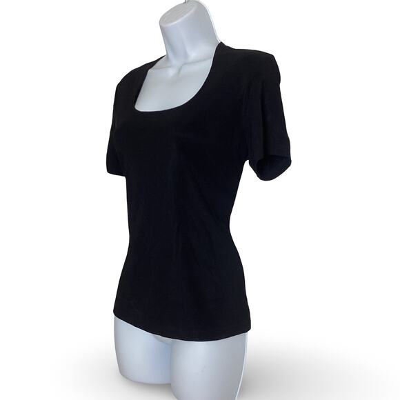 CDW Black Casual Top - Picture 2 of 6
